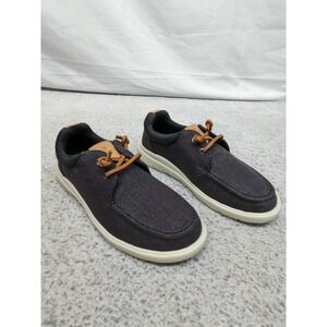 Sperry Captain Moc Hemp Slip-On‎ Boat Shoes Sneakers Black Men's 5.5M